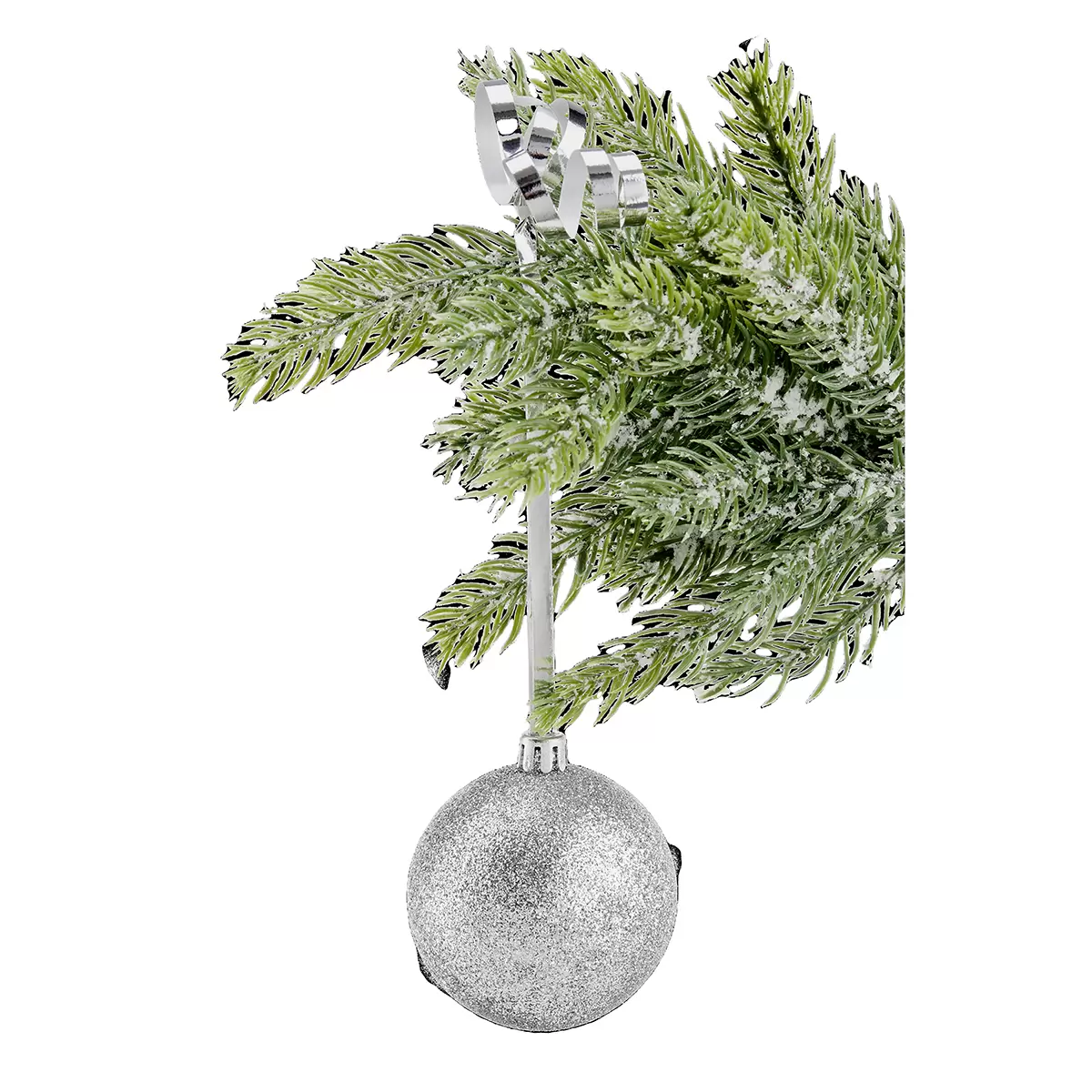 Christbaumkugel Luca Bessoni Silber