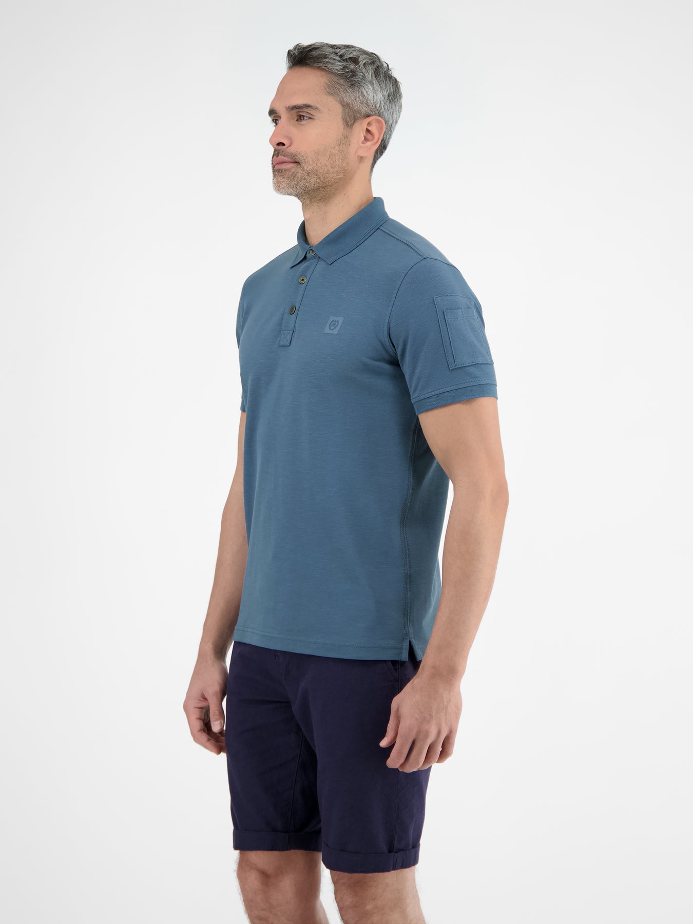 Piqué-Poloshirt für Herren