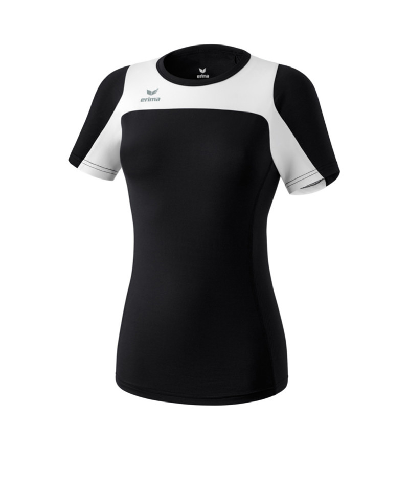 Erima Race Line Running T-Shirt Damen Schwarz