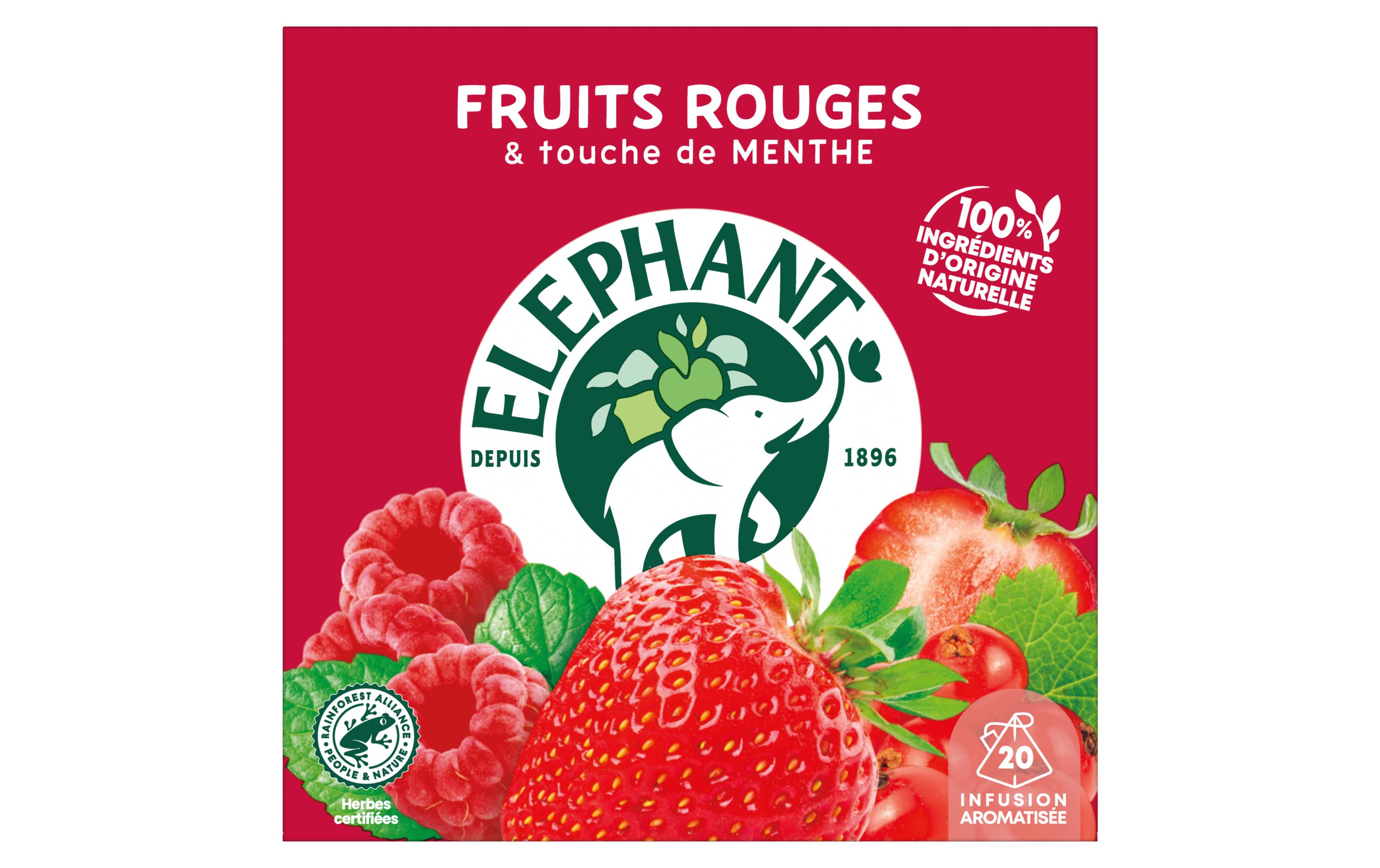 Teebeutel Infusion Fruit Rouges 20 StückTee mit roten Früchten