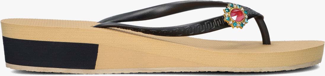 UZURII gouden uzurii teenslippers block switch