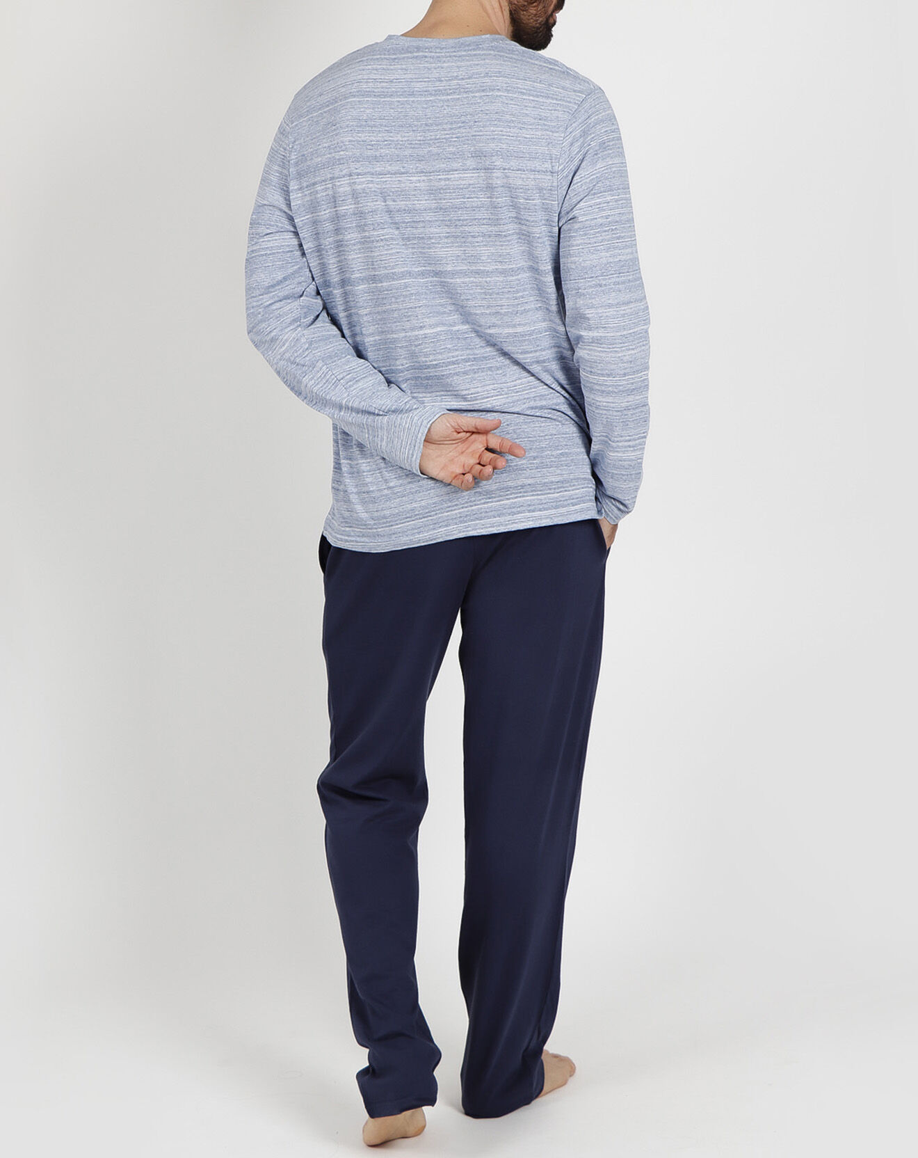 Admas Classic Pyjama Manches longues & Pantalon Ulysse bleu