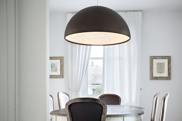 Flos Skygarden 2 hanglamp Ø90 mat zwart