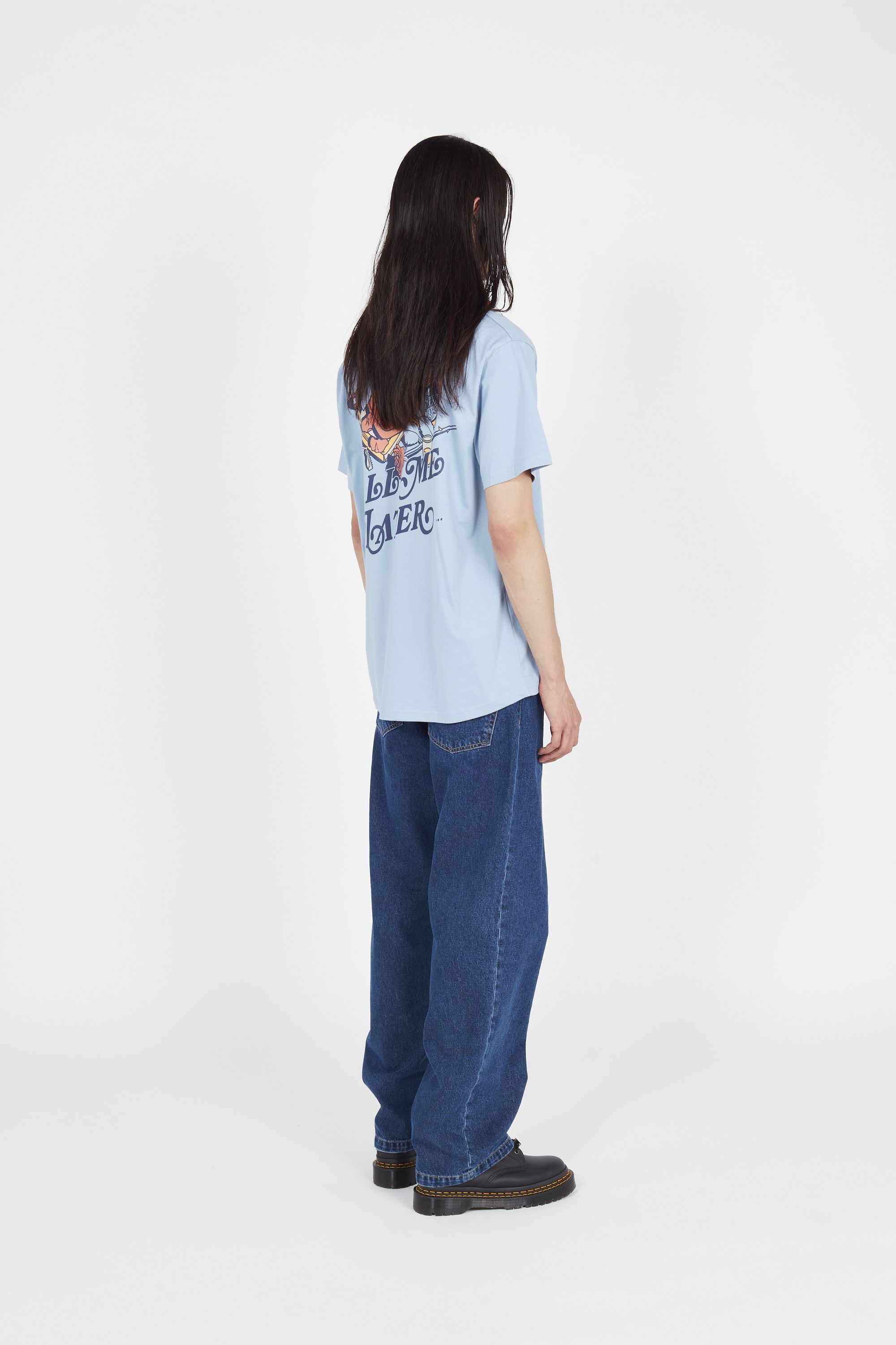 JACKER T-shirt Call Me Later Bleu