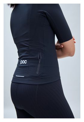 Maillot Manches Courtes Femme Poc Raceday Uranium Noir