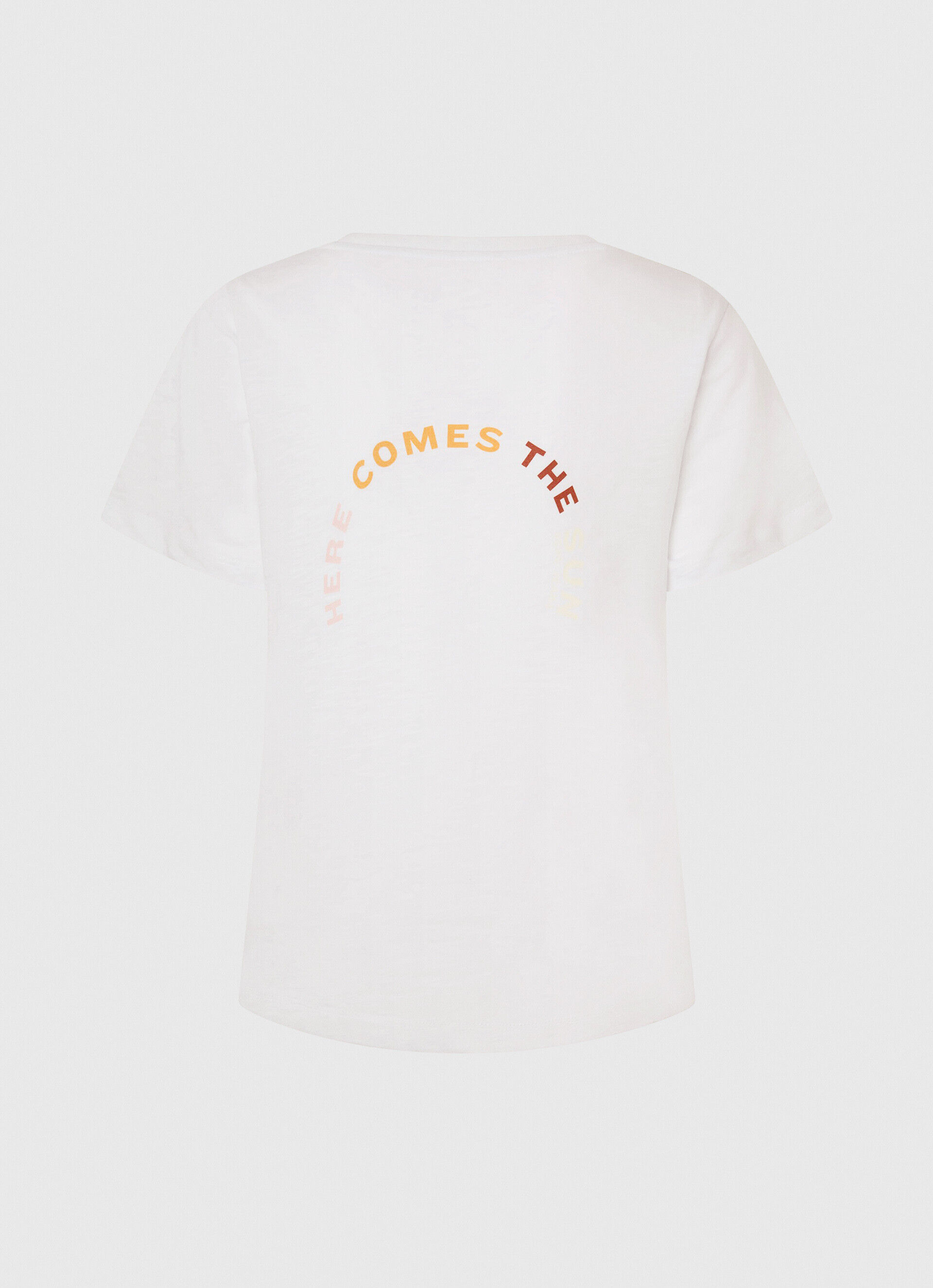 CAMISETA COM LOGOTIPO ESTAMPADO - branca