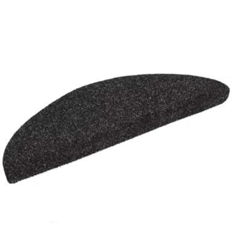 vidaXL - Trapmat - Zwart - Polypropyleen - 56 x 17 x 3 cm - 15 stuks