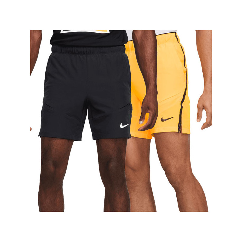 Short tennis Nike Flex 7 Advantage orange ou noir
