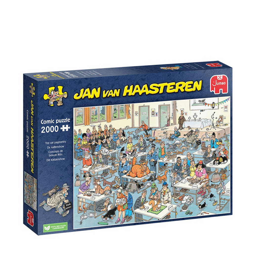 Puzzelen maarkattenshow legpuzzel 2000 stukjes