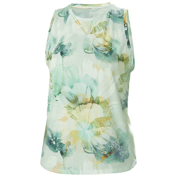 Débardeur trail HELLY HANSEN ROAM LOOSE PRINT TANK W JADE ESRA