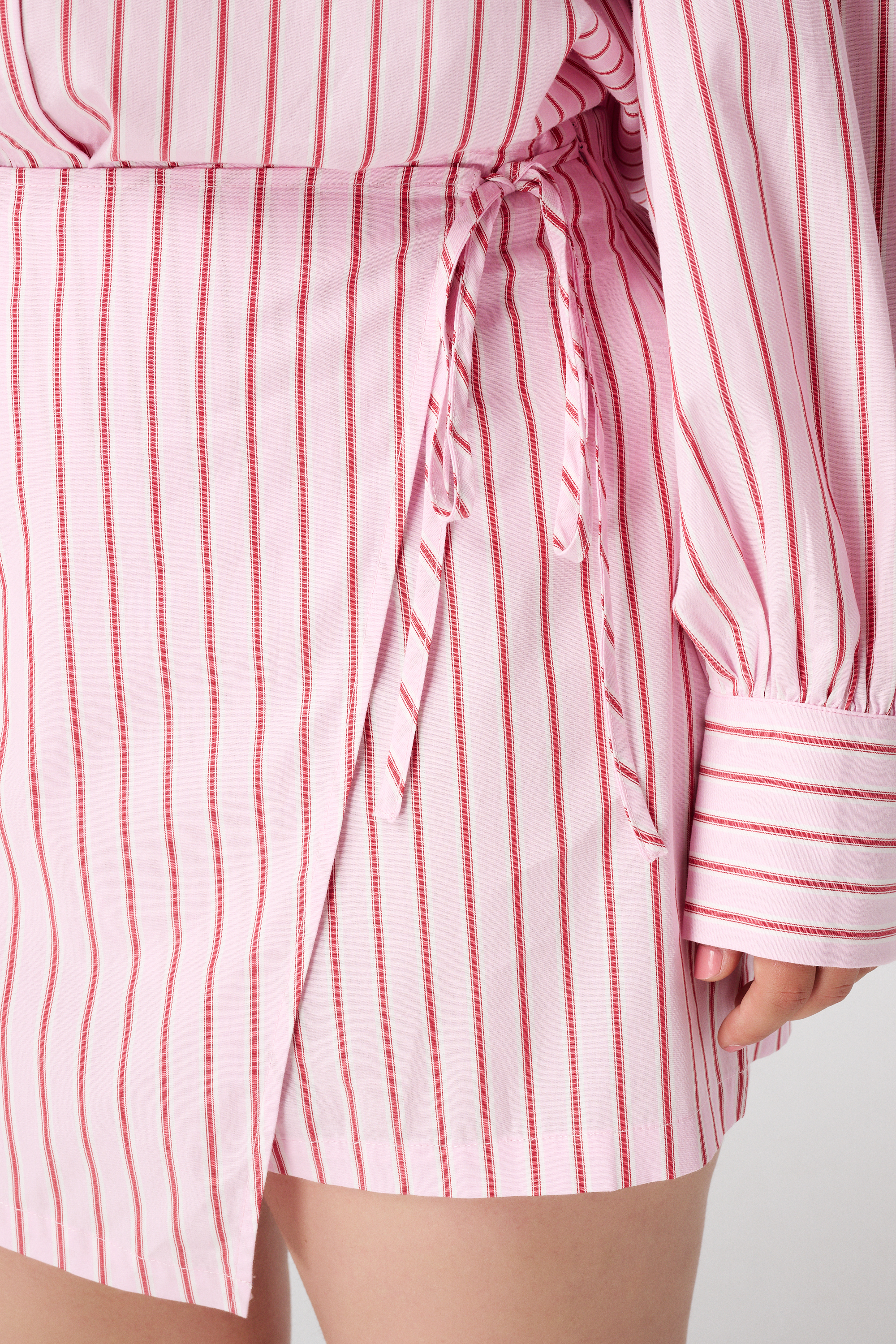 Skort met krijtstreep Multi Pink