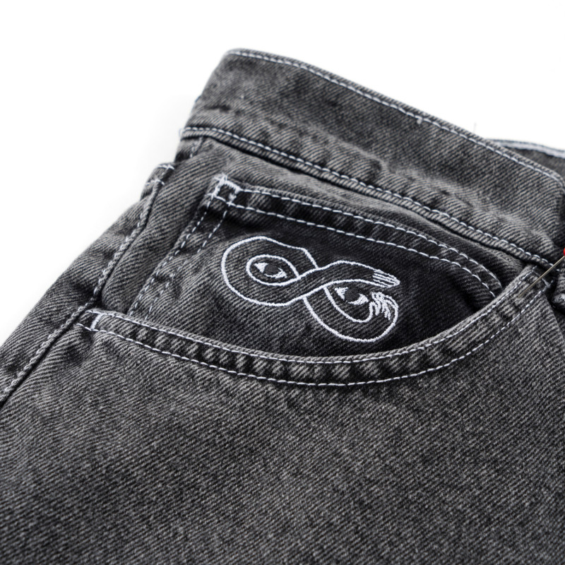 OG PANTS STITCH - JEAN NOIR DÉLAVÉ