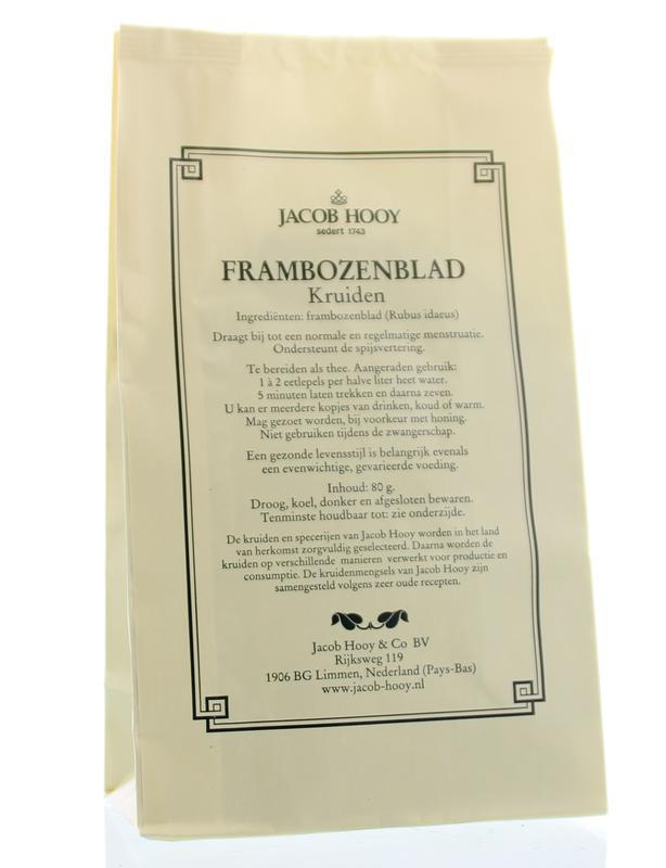 Jacob Hooy Frambozenblad (geel zakje) 80g