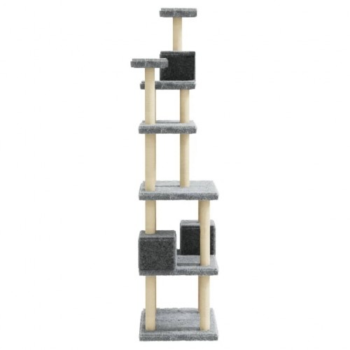 arranhador para gatos cinza vidaXL