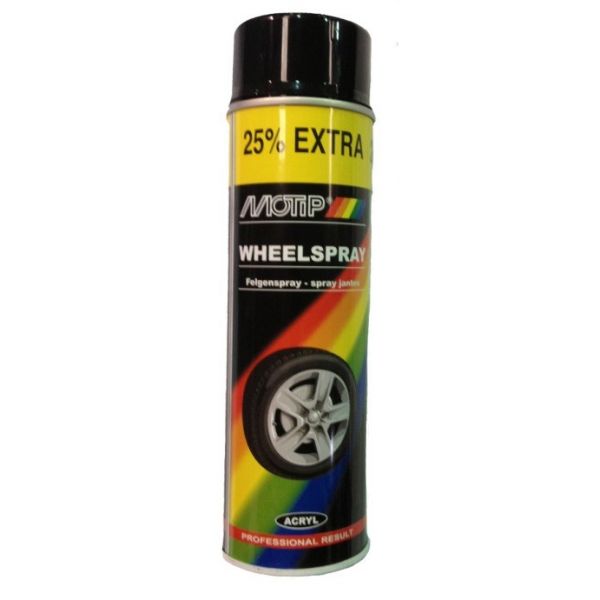 Motip Spray p/ Jantes Preto Brilhante 400ml