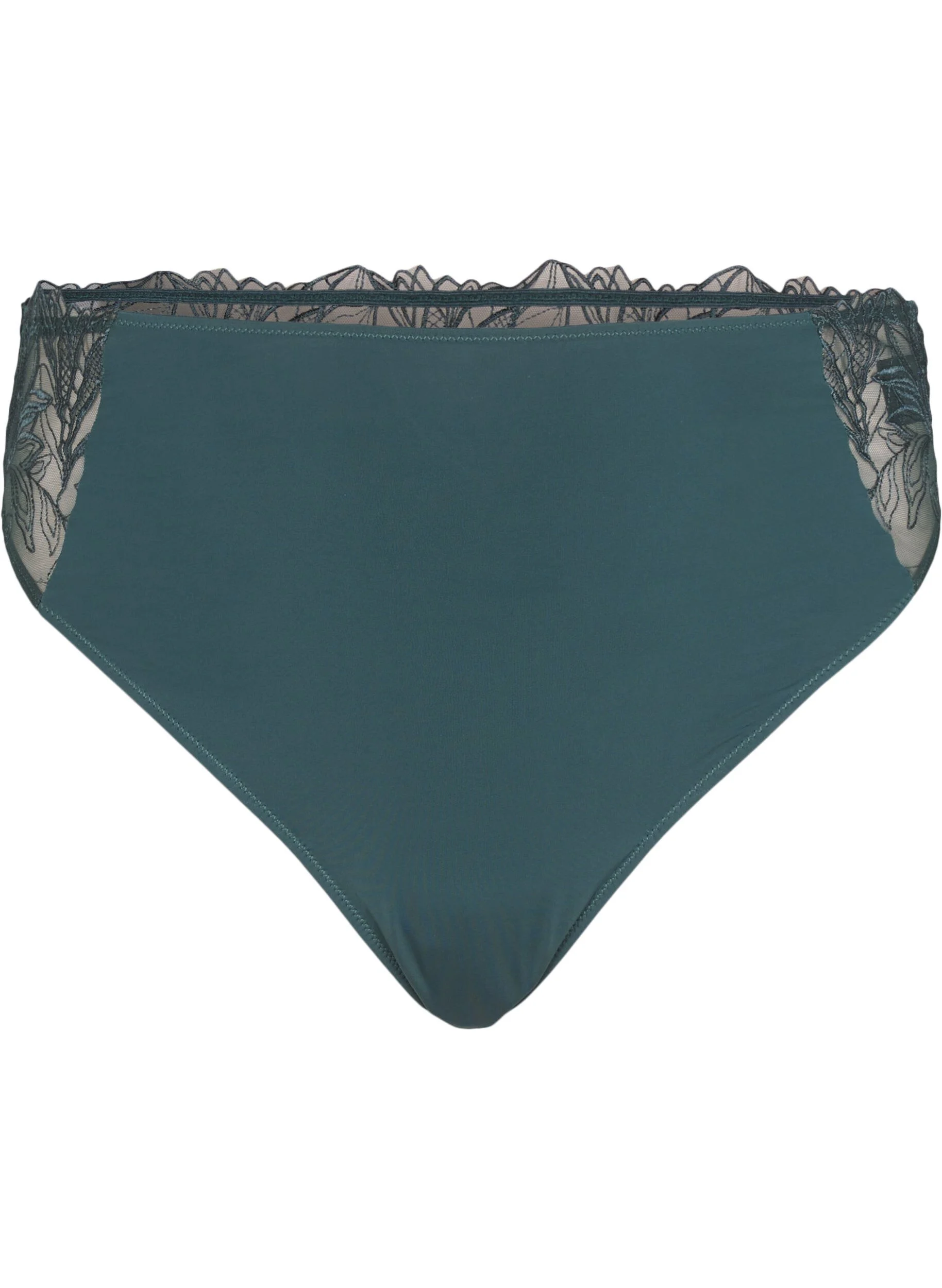 G-streng i microfiber med blonder