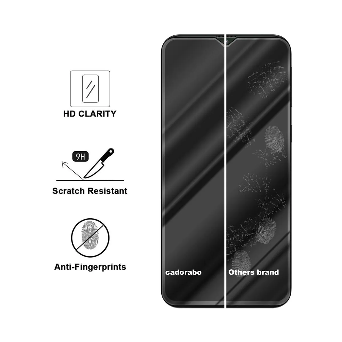 Samsung Galaxy A10 / M10 Skjermbeskytter Skärmskydd