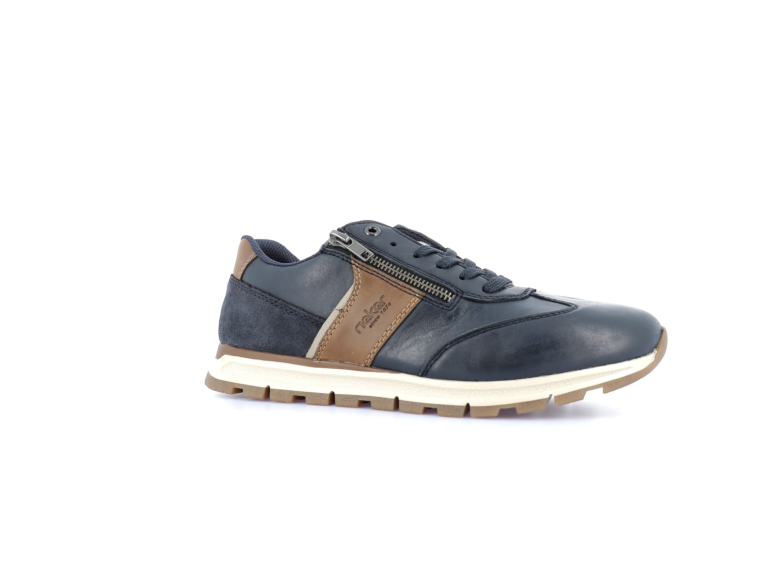 Rieker-B0501 Cuir Marine