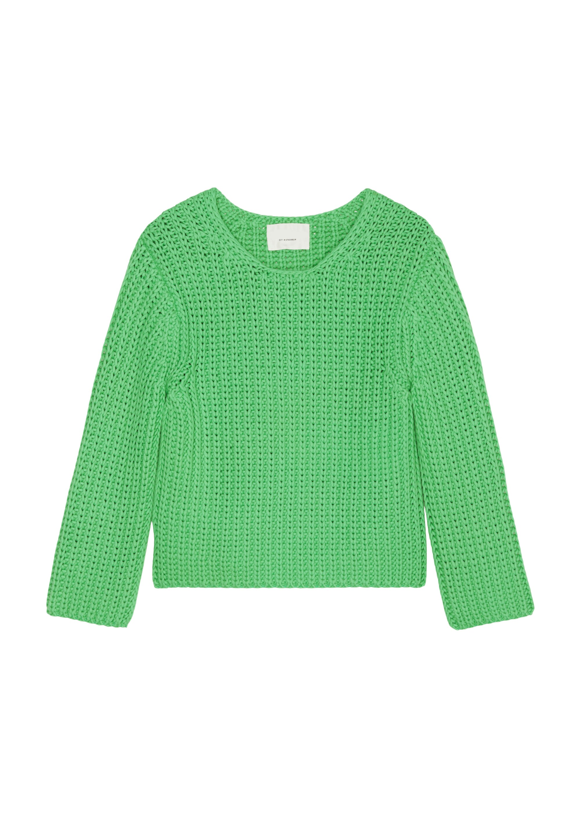Pullover looseaus Bändchengarn gestrickt