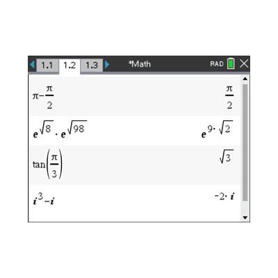 Calculatrice graphique TI-Nspire CX II-T CAS - mode examen intégré - Edition Python - précision algébrique