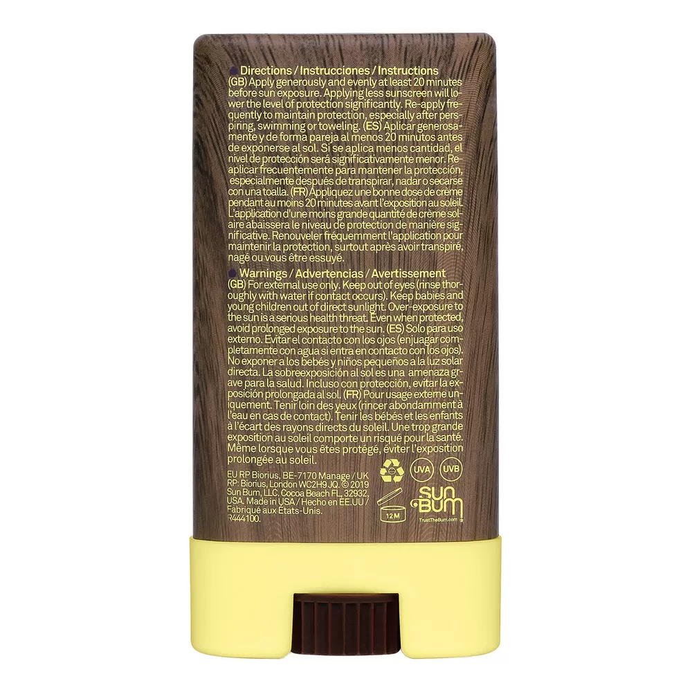 Sun Bum Sunscreen Face Stick SPF 30 - 13 g.