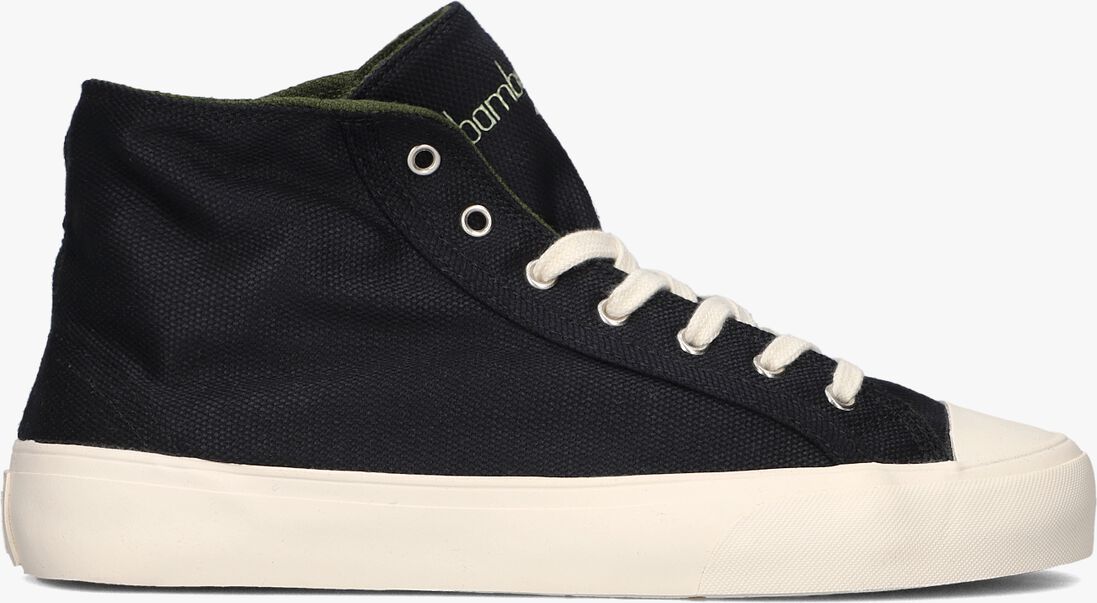 BAMBURISTA zwarte bamburista hoge sneaker grasshopper corvino high