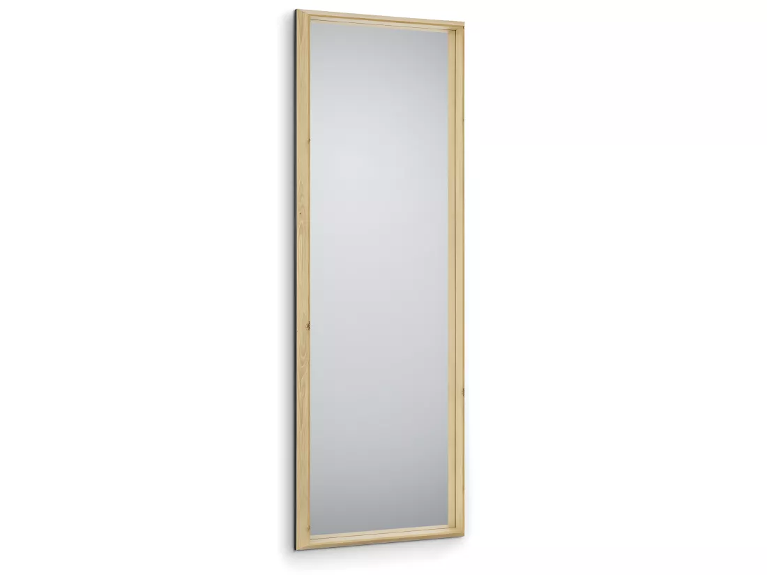 Abbie - Miroir avec cadre noir - 50x150cm