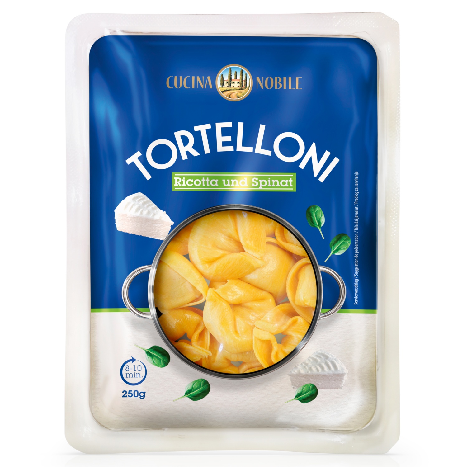 CUCINA NOBILE mit Ricotta und Spinat 250 g