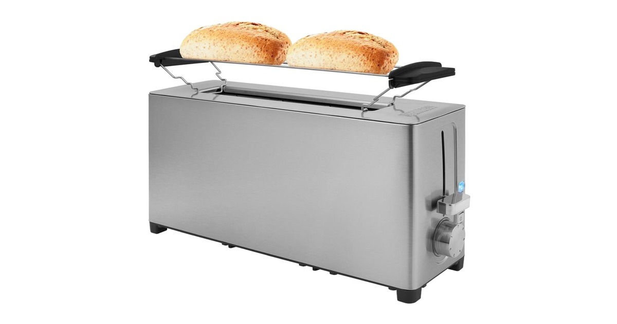 Princess142401 RVS Broodrooster Long Slot  (Geborsteld rvs)