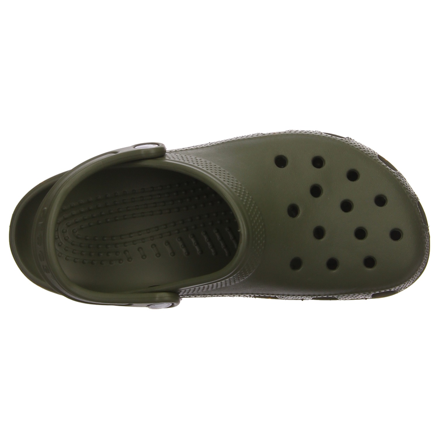 Crocs Pantolette dunkelgrün grün