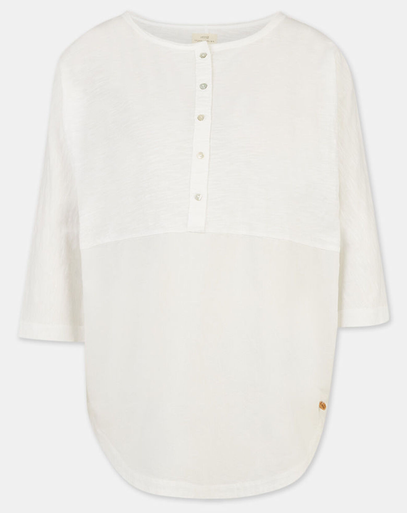 Yerse Top 100% Coton Biologique O-Avoca blanc