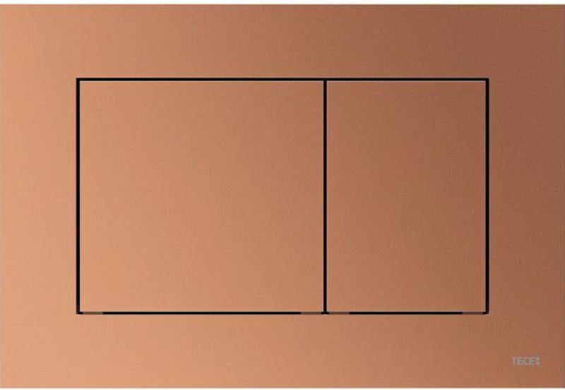 TECE - Loop - Bedieningsplaat - Geborsteld Rood Brons - Kunststof