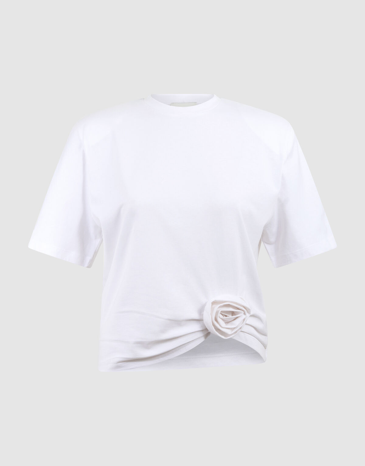 Flower T-shirt Wit