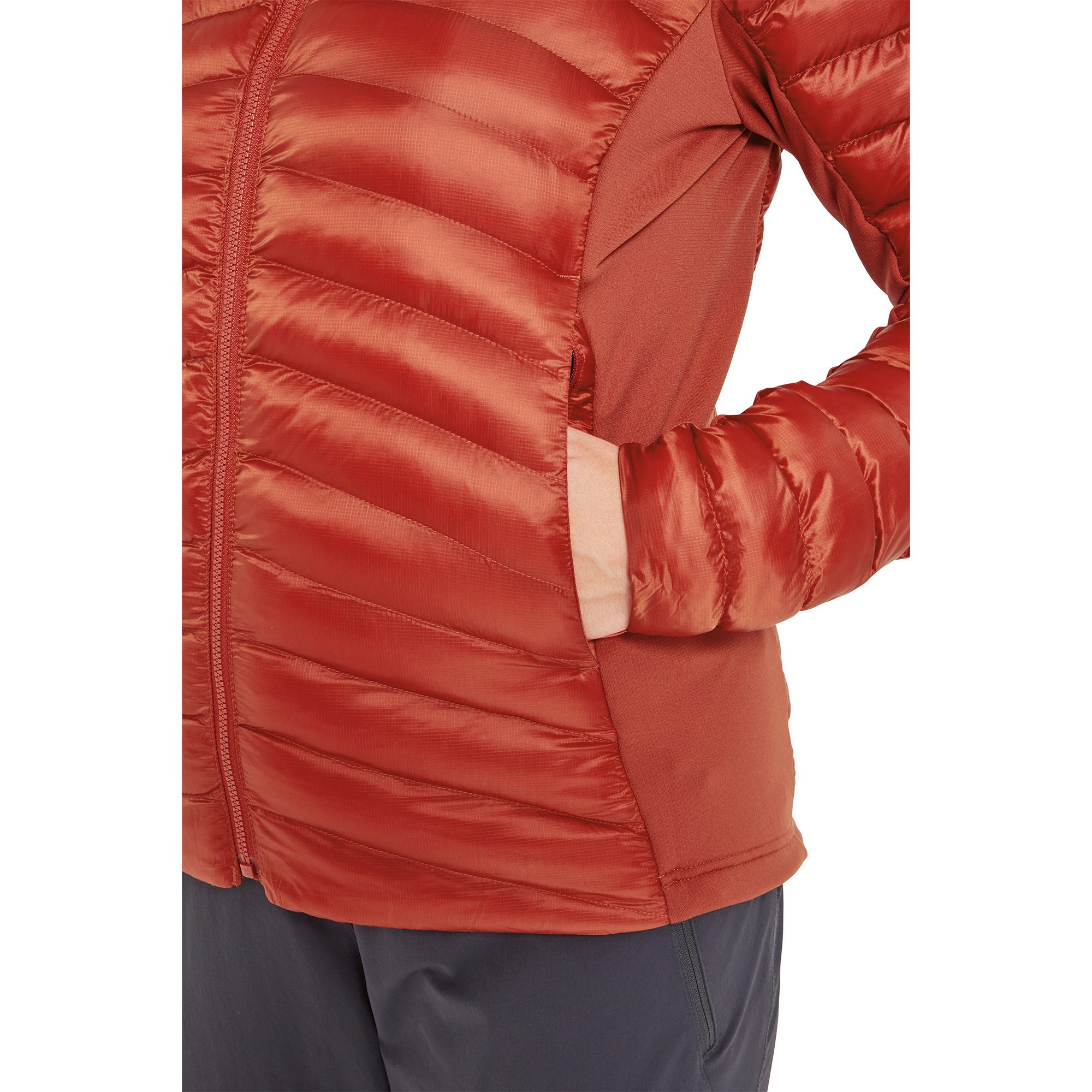 RAB Cirrus Flex Hoody Isolationsjacke Damen tuscan red