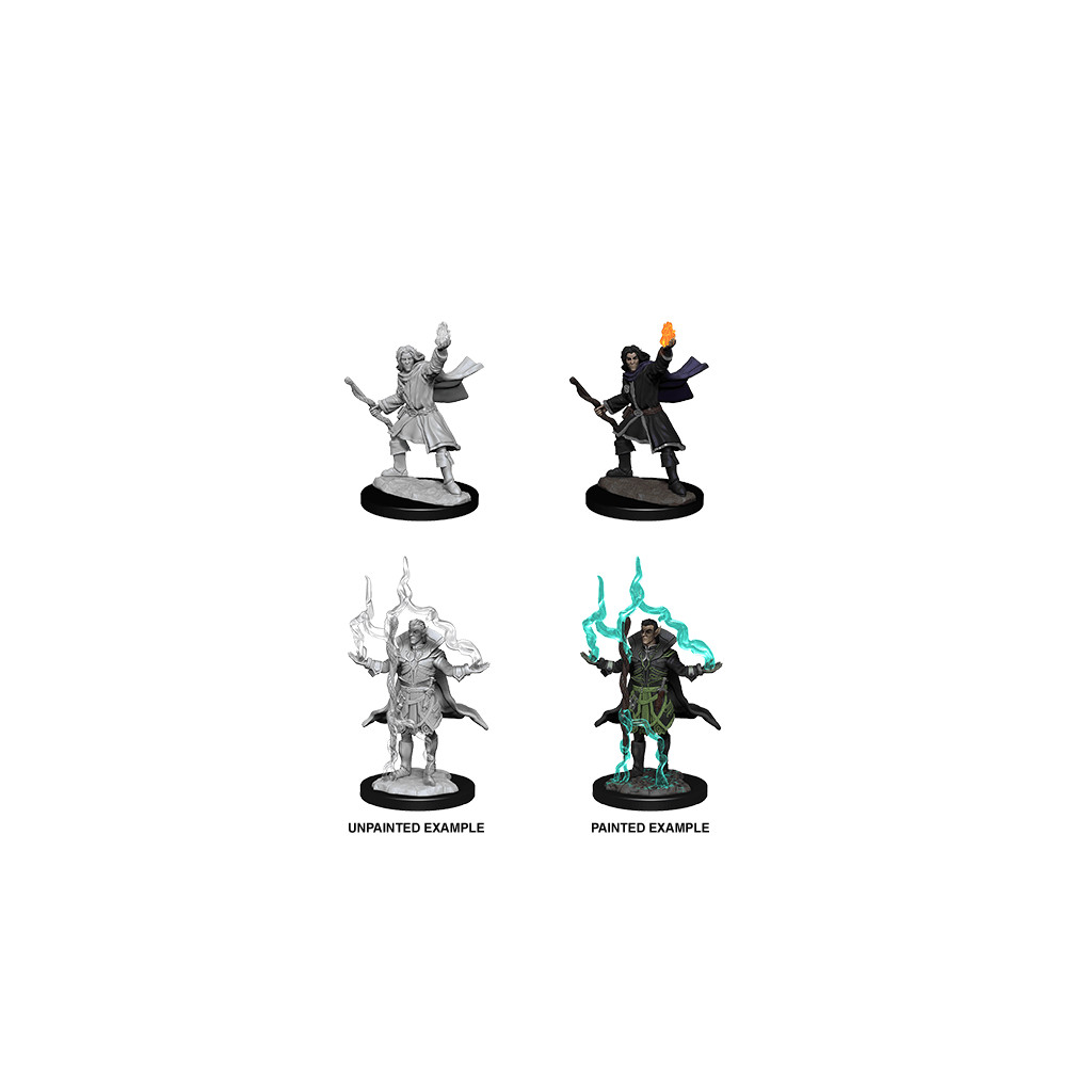 Pathfinder Deepcuts Unpainted Miniatures: Elf Sorcerer Male