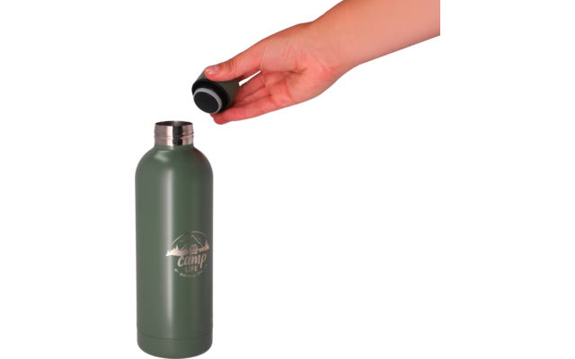 Camplife Edelstahl Thermo-Trinkflasche 500 ml