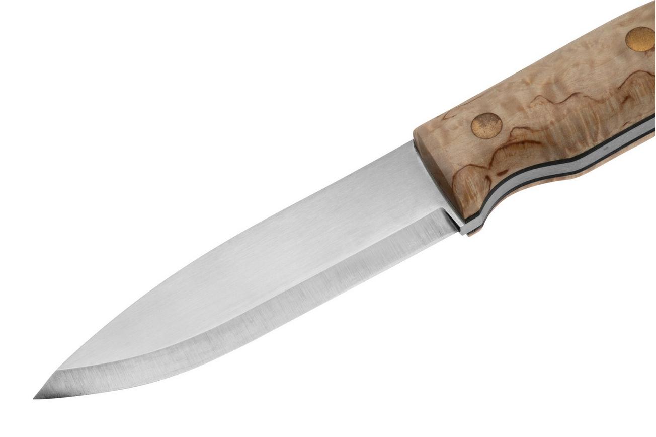 Casström No. 10 Swedish Forest Knife Curly Birch, K720 Scandi Grind 13124 bushcraftmes
