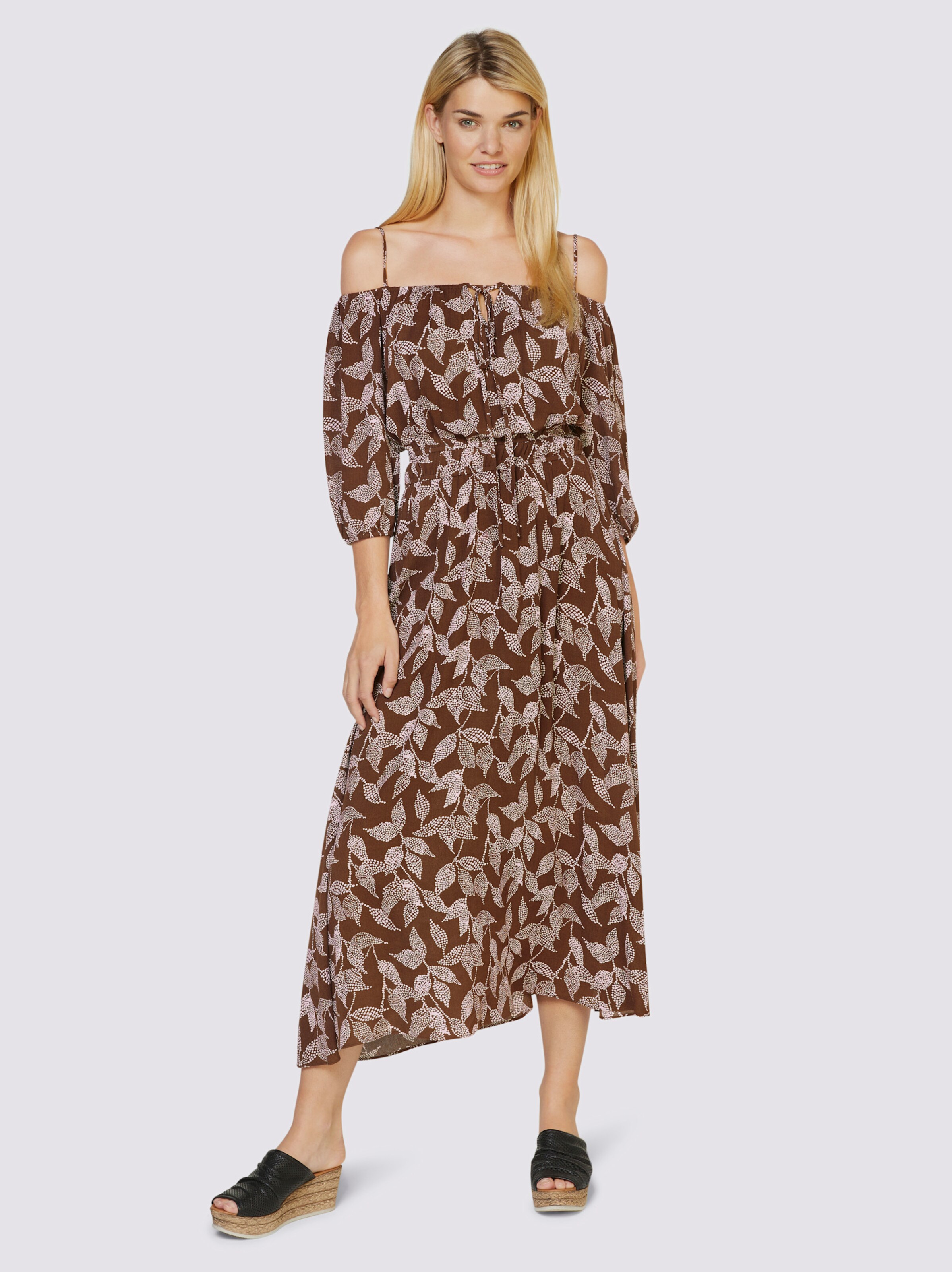Druck-Kleid