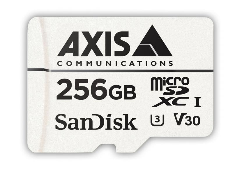 Axis Speicherkarte Surveillance 256 GB microSDXC 1 Stück Hochbelastbare microSDXC-Karte