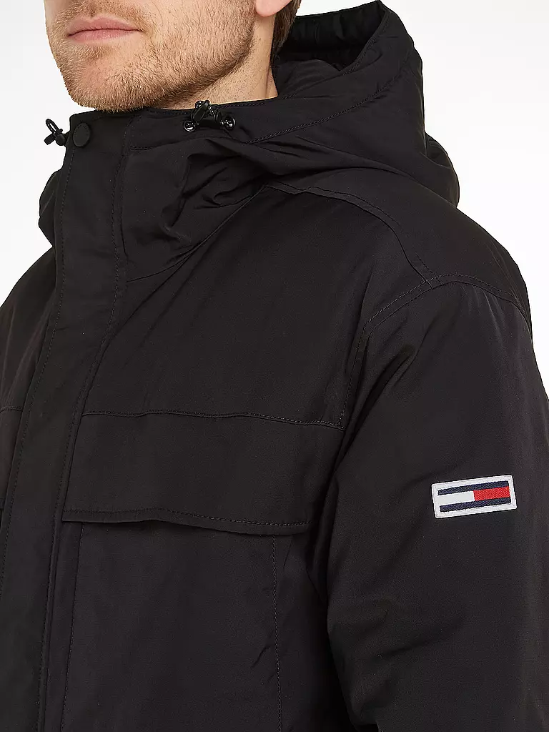 TOMMY JEANS Parka schwarz