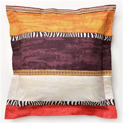 Linge de lit rayures zèbre - BECQUET CRÉATION