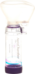 AEROCHAMBER PLUS Flow-Vu kleine Maske, violett