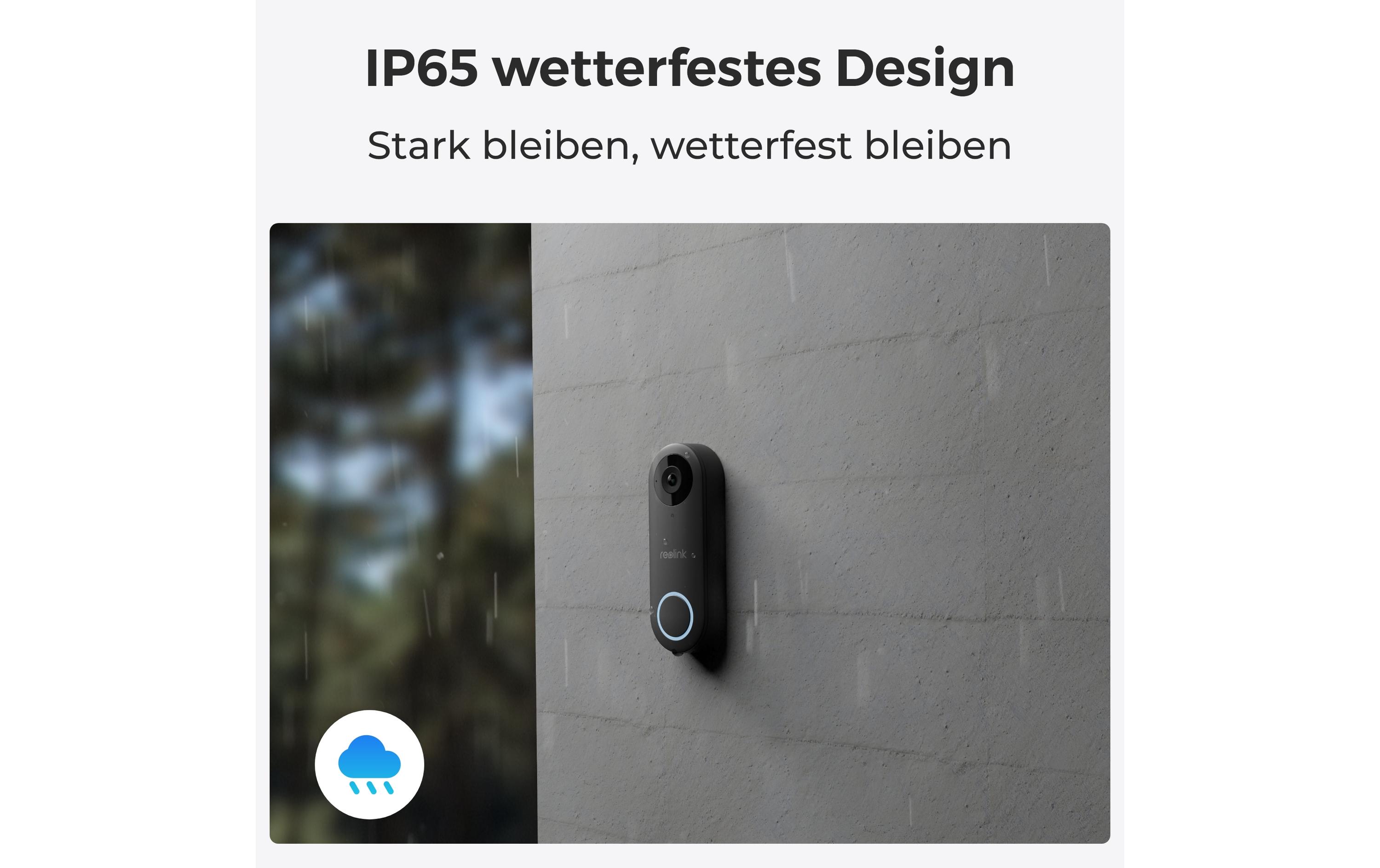 IP Türstation D340P 2K+<br>Smart 2K+ kabelgebundene PoE Video-Türklingel mit Chime