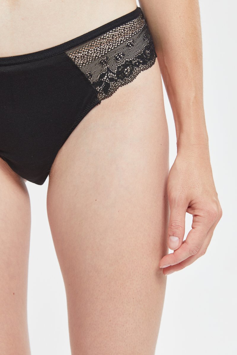 Culotte taille basse - coton retors issu de l'agriculture biologique