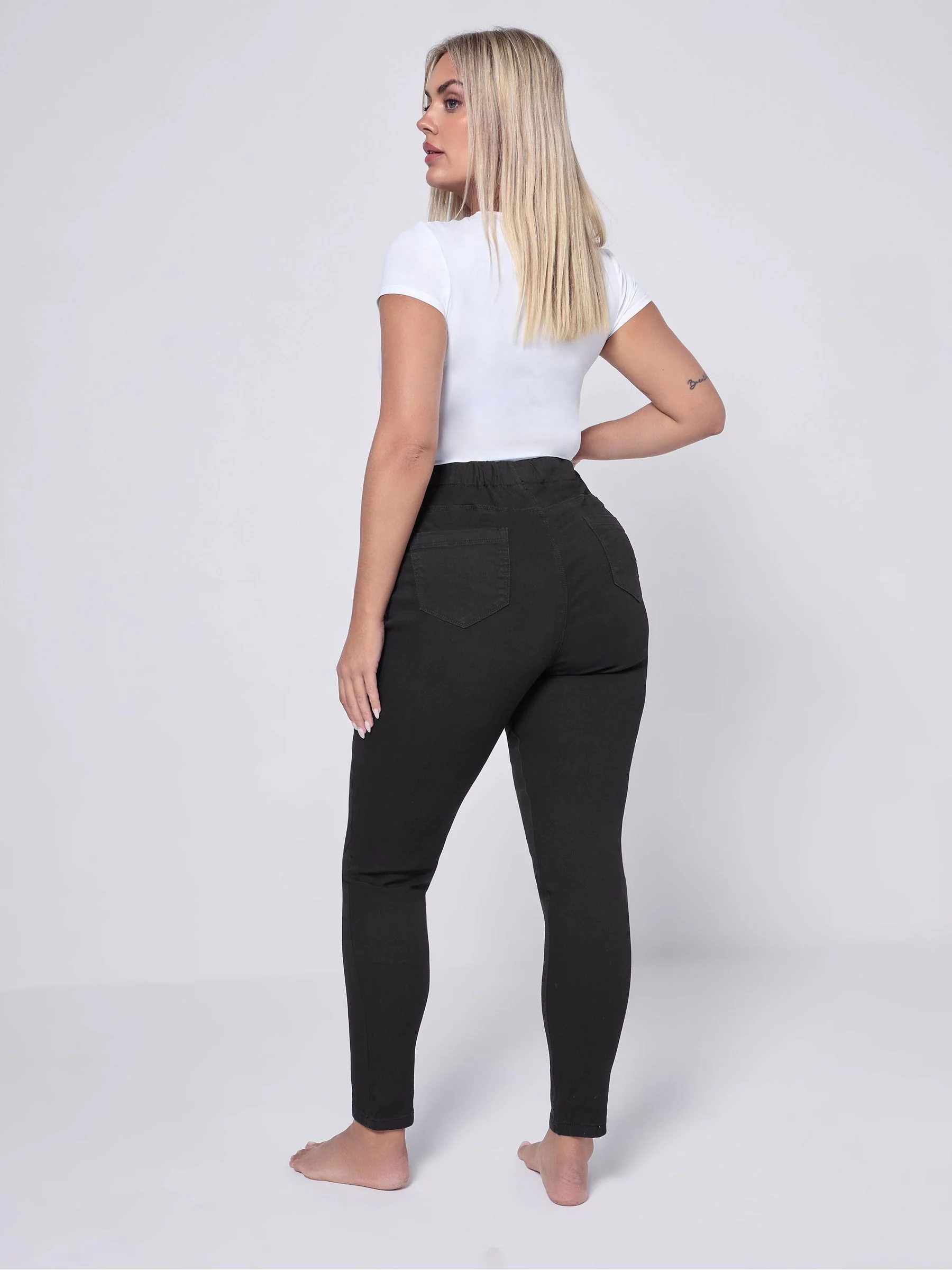 Yours Curve - Jenny jegging met stretch en elastische taille