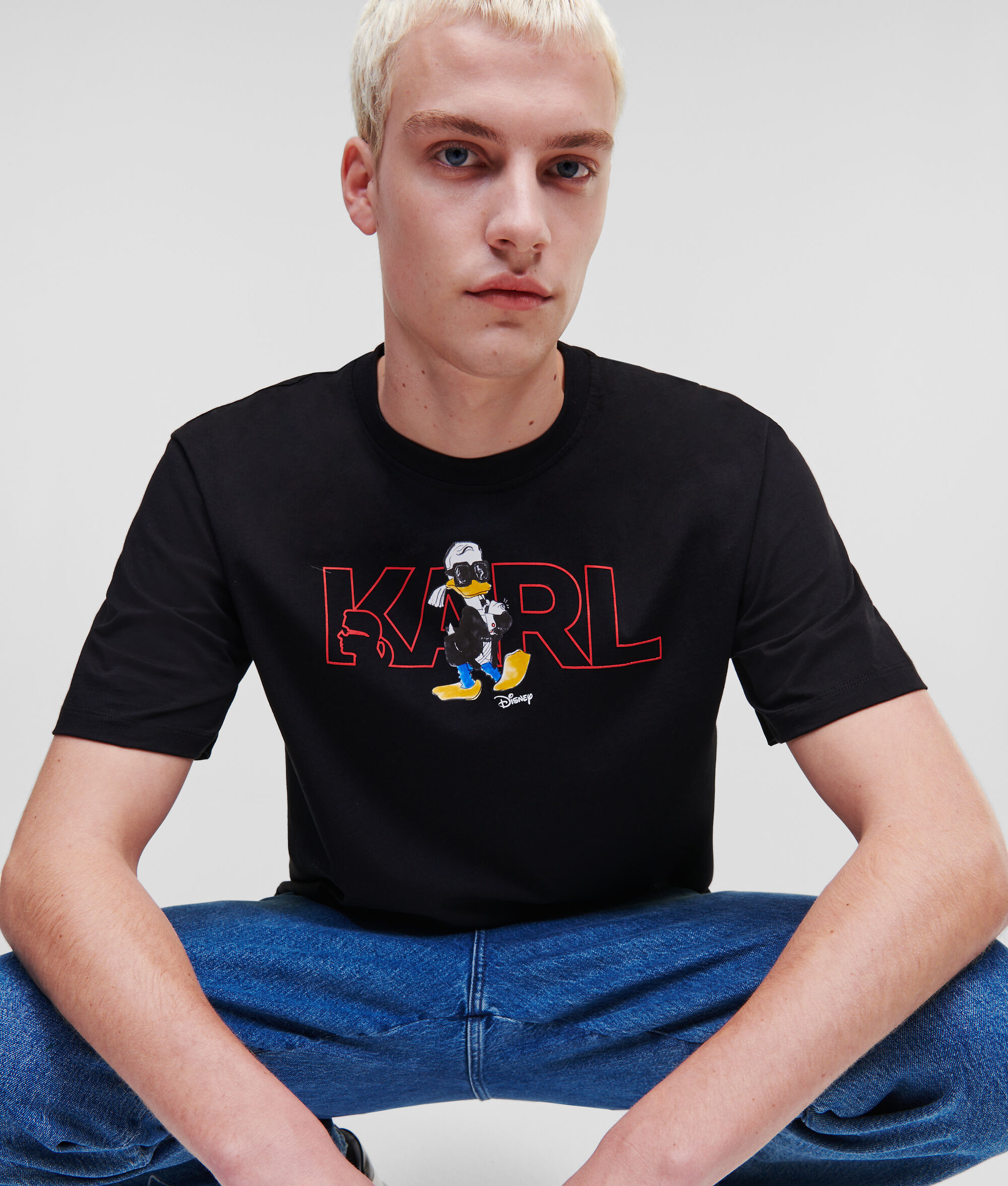 T-SHIRT À LOGO DS x KARL LAGERFELD