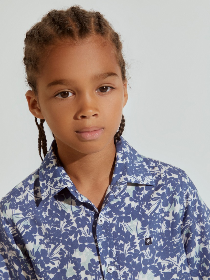 Camisa manga curta com estampado