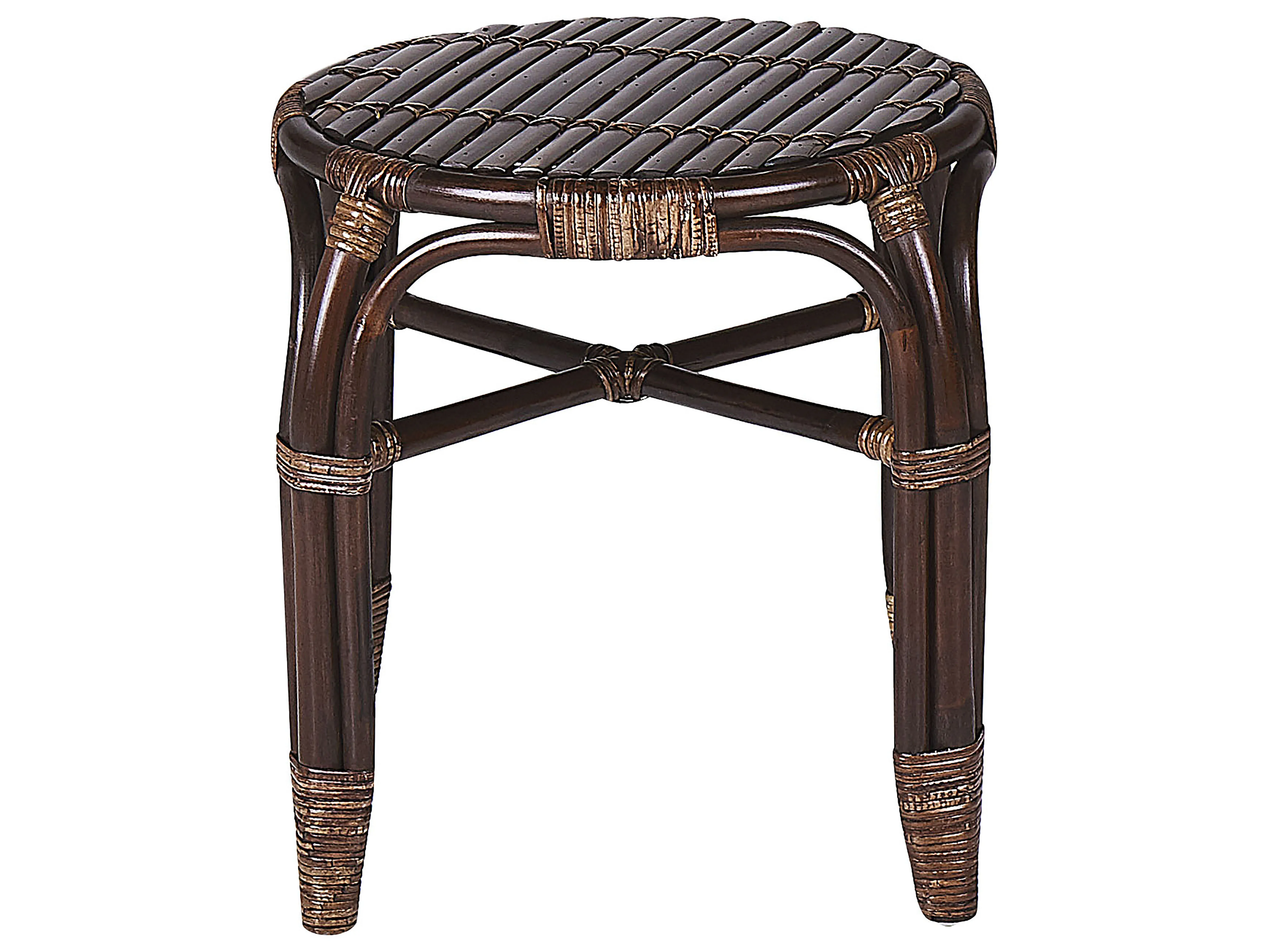 Loungeset met tafel 4-zits BRINDISI Rotan Donkerbruin