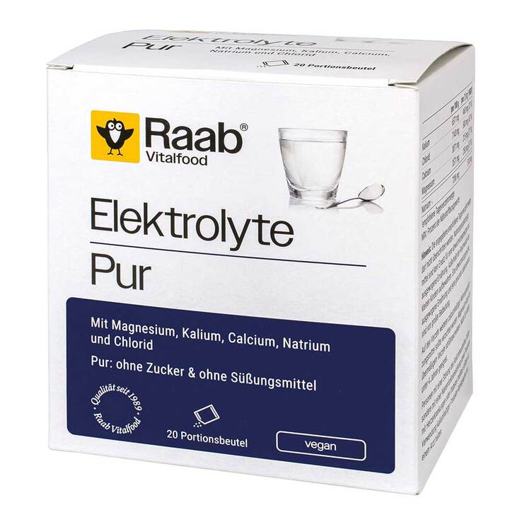 Raab Vitalfood Elektrolyte pur Pulver im Beutel, 20 St