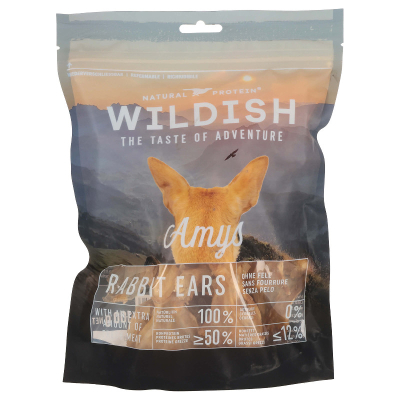 Wildish Dog Hasenohren ohne Fell 100g